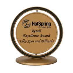ELKO SPA & BILLIARDS HOT SPRING AWARD