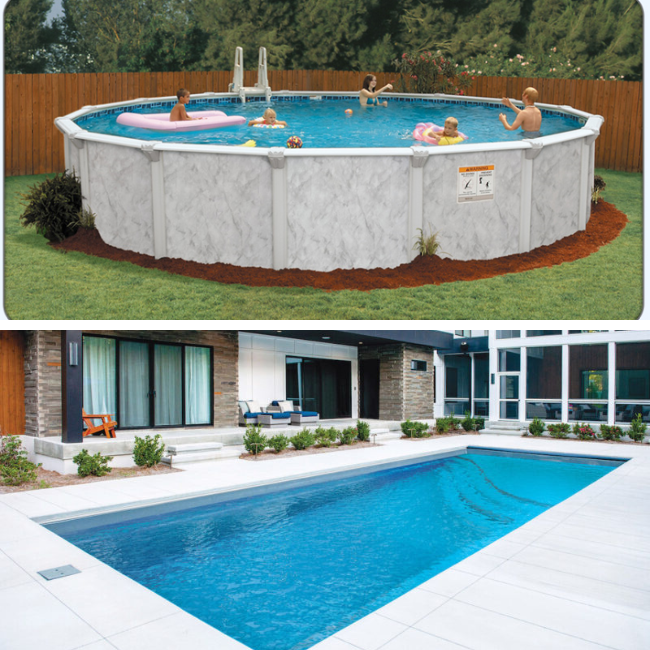 Elko Spas, Billiards & Pools Above Ground Pools vs. In-Ground Pools Pros and Cons