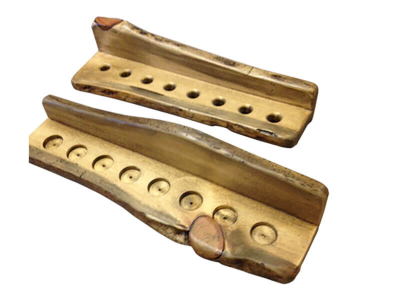 Rustic Wall 2 Piece Cue Rack