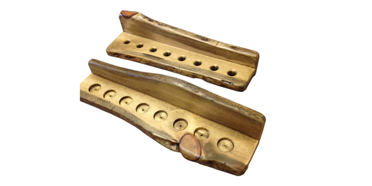 Rustic Wall 2 Piece Cue Rack