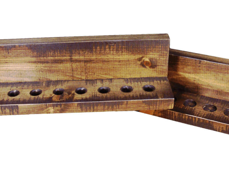 Two Piece Breckenridge Wall Cue Rack